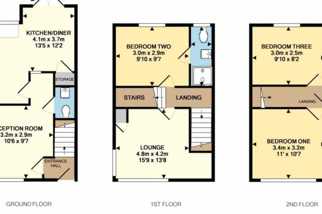 Дом отдыха Comfortable 3-storey House With Free Car Parking *